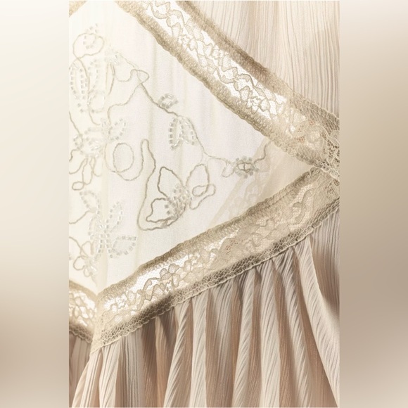 ZARA EMBROIDERED MIDI DRESS - Mid-ecru - Picture 13 of 16